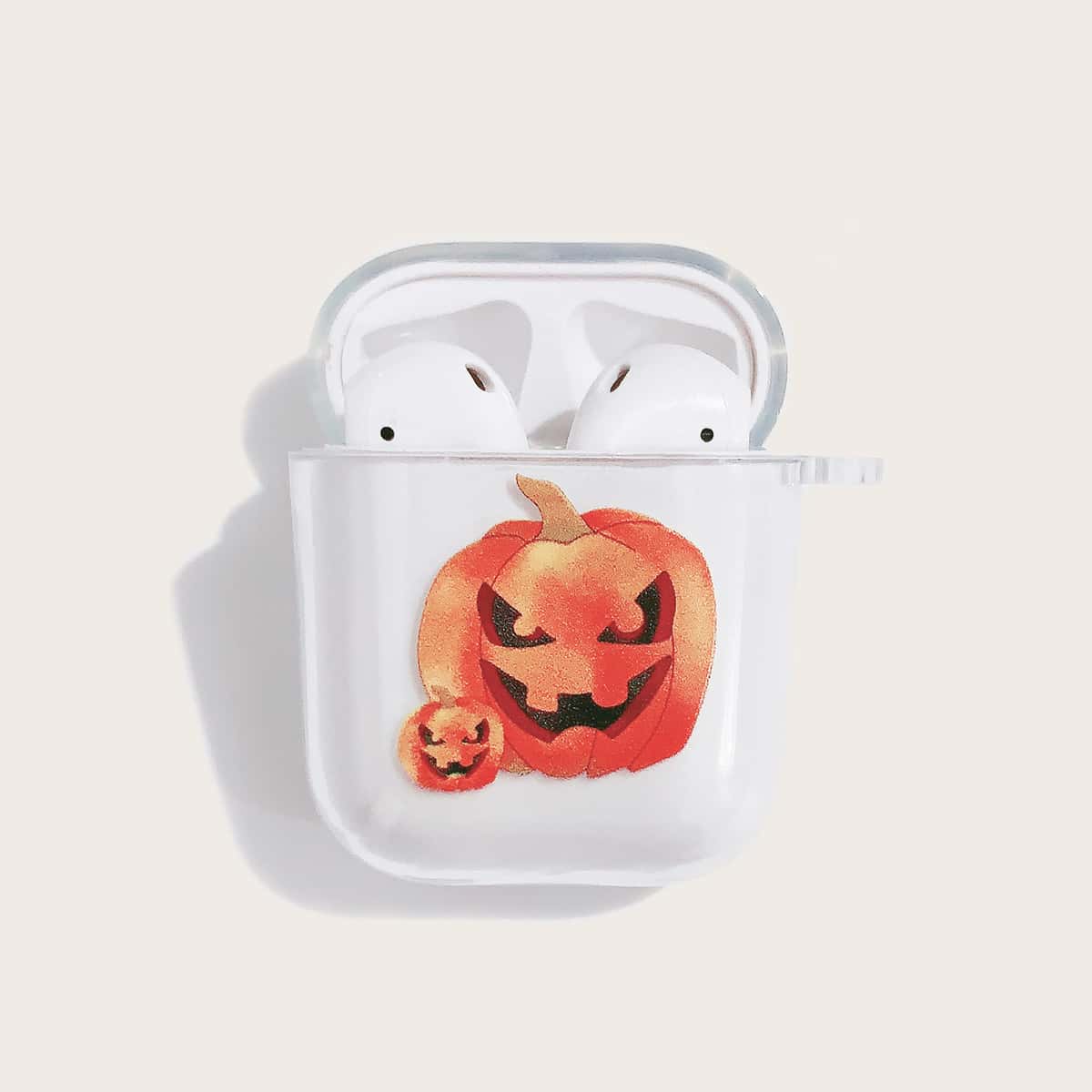 

Halloween Pumpkin Clear Airpods Case