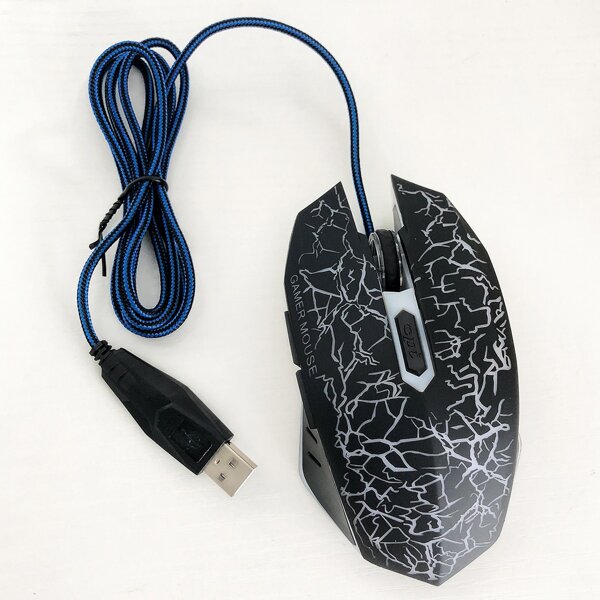 

Graphic Wired Mouse, Black