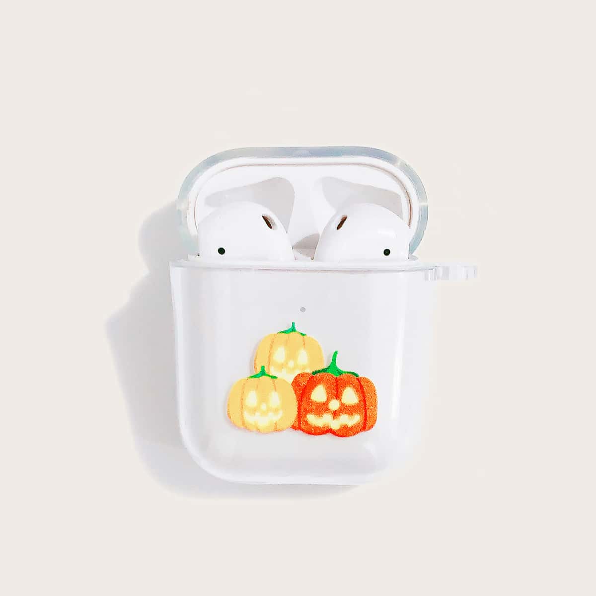 

Halloween Pumpkin Clear Airpods Case