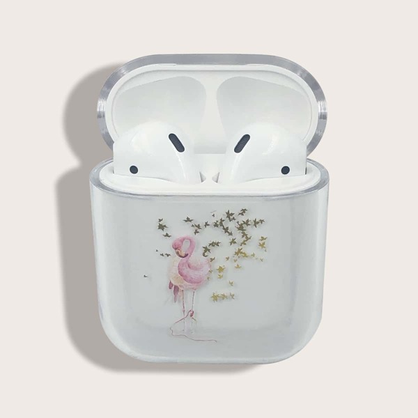 

Crane Pattern Clear Airpods Case