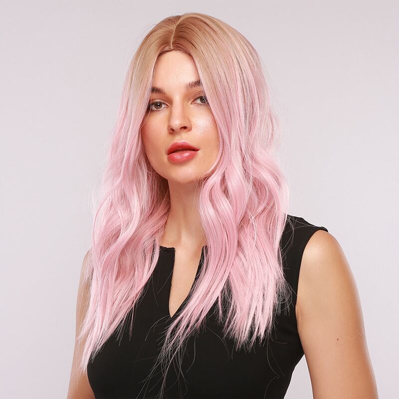 

Ombre Curly Long Wig, Pink
