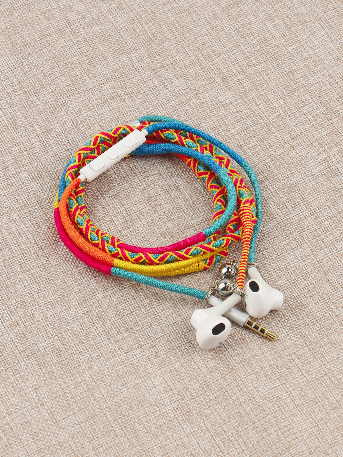 1pc Handmade Rope in-ear Headphone