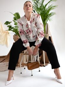 Calvaya Plus Slant Pocket Tailored Trousers - Black - View 6