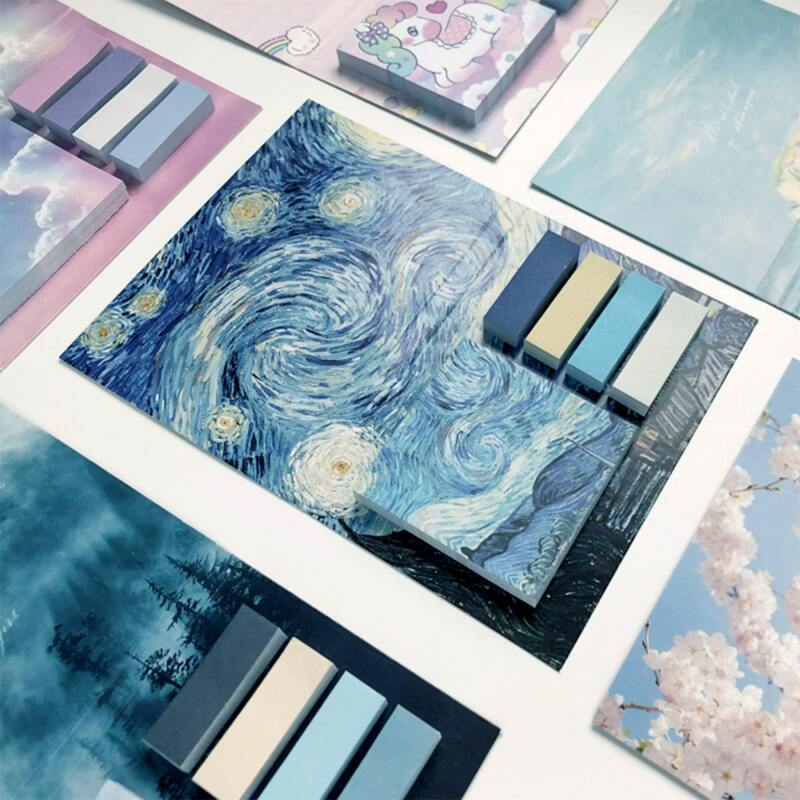 

1pack Mixed Pattern Random Sticky Note, Multicolor