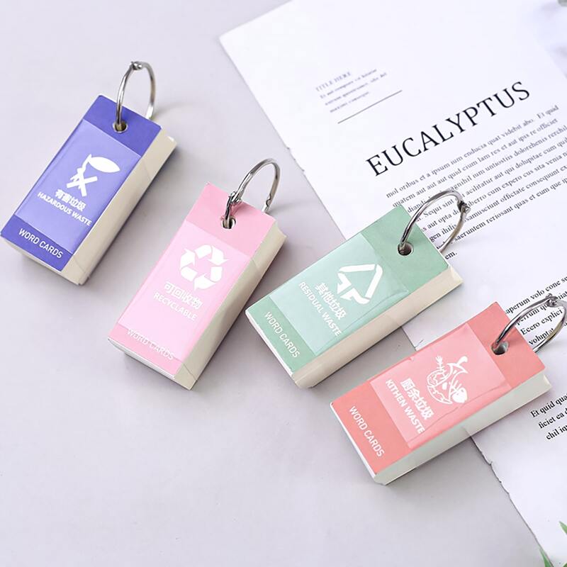 

2packs Letter Graphic Random Ring Memo Pad, Multicolor