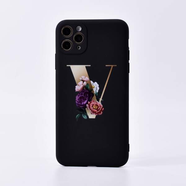 

Чехол для iPhone с текстовым принтом, Многоцветный