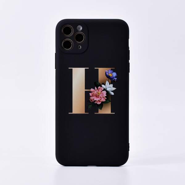 

Чехол для iPhone с текстовым рисунком, Многоцветный