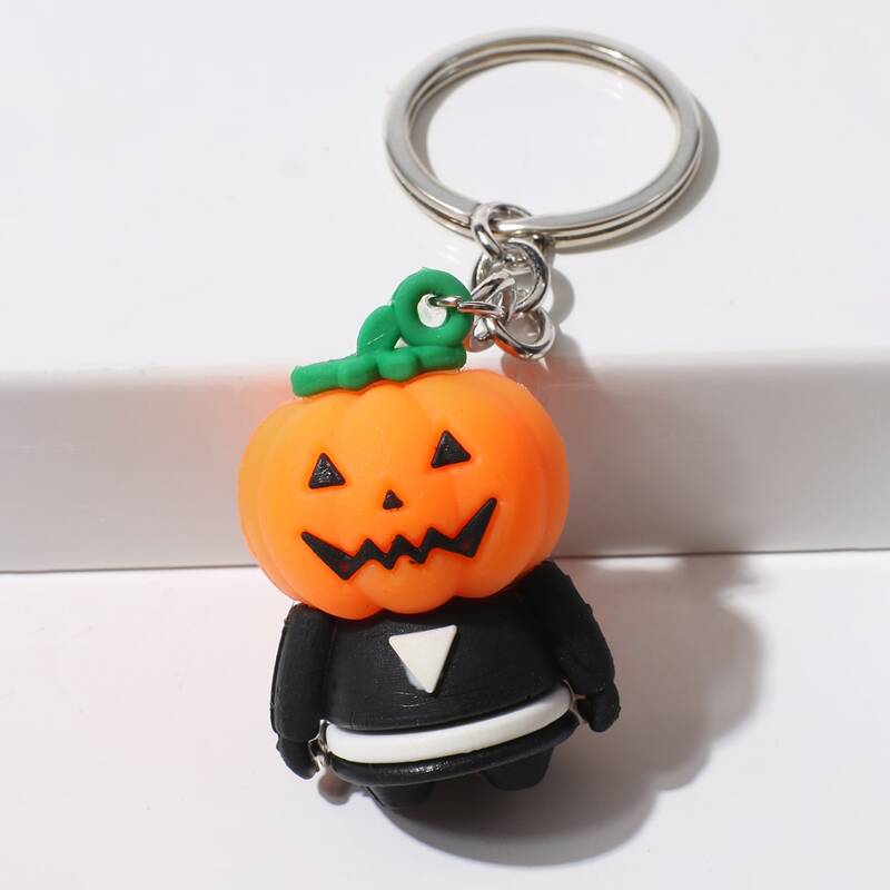 

1pc Halloween Pumpkin Keychain, Multicolor