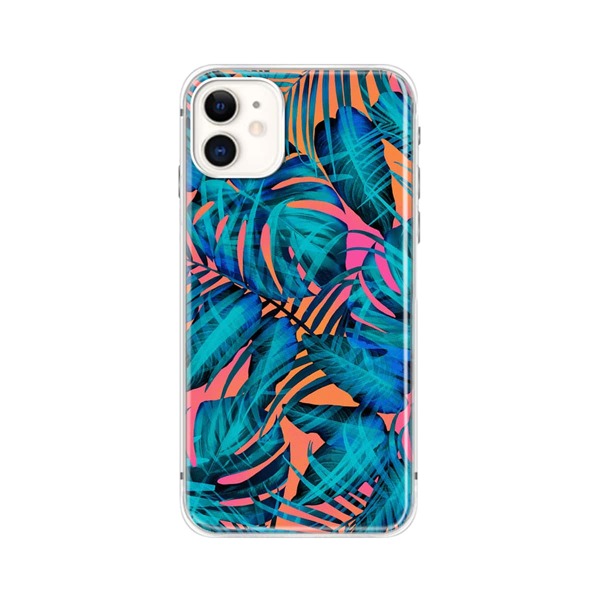 

Чехол для iPhone с рисунком растений, Многоцветный