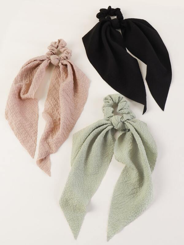 3pcs Bow Knot Hair Tie SHEIN USA