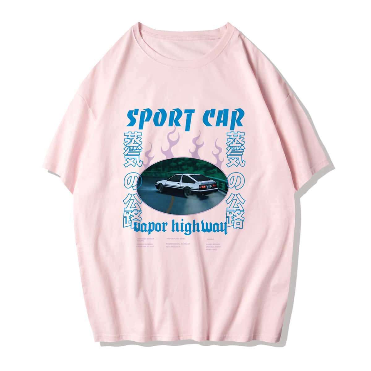 

Guys Letter Car Graphic Tee, Baby pink