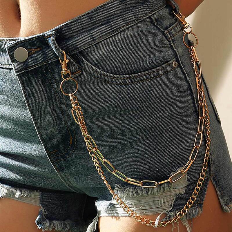 

Chunky Chain Belt, Gold