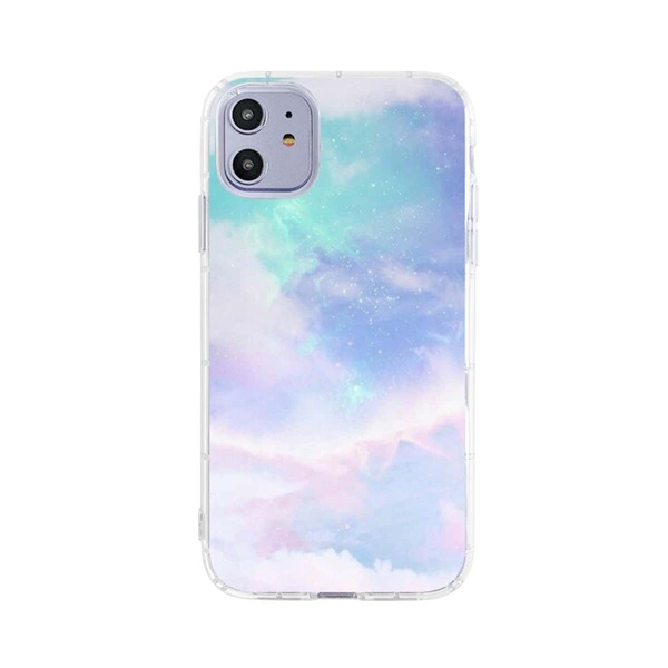 

Чехол для iPhone с узором облака, Многоцветный