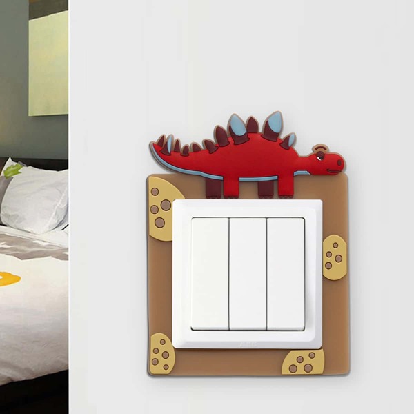 

1pc Cartoon Dinosaur Switch Sticker, Multicolor