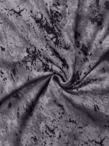 婚宴酒店椅套彈性圖案椅凳套一片式 - 灰色 - 查看 6