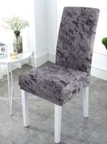 婚宴酒店椅套彈性圖案椅凳套一片式 - 灰色 - 查看 4