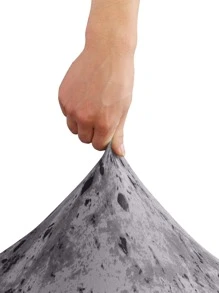 婚宴酒店椅套彈性圖案椅凳套一片式 - 灰色 - 查看 3