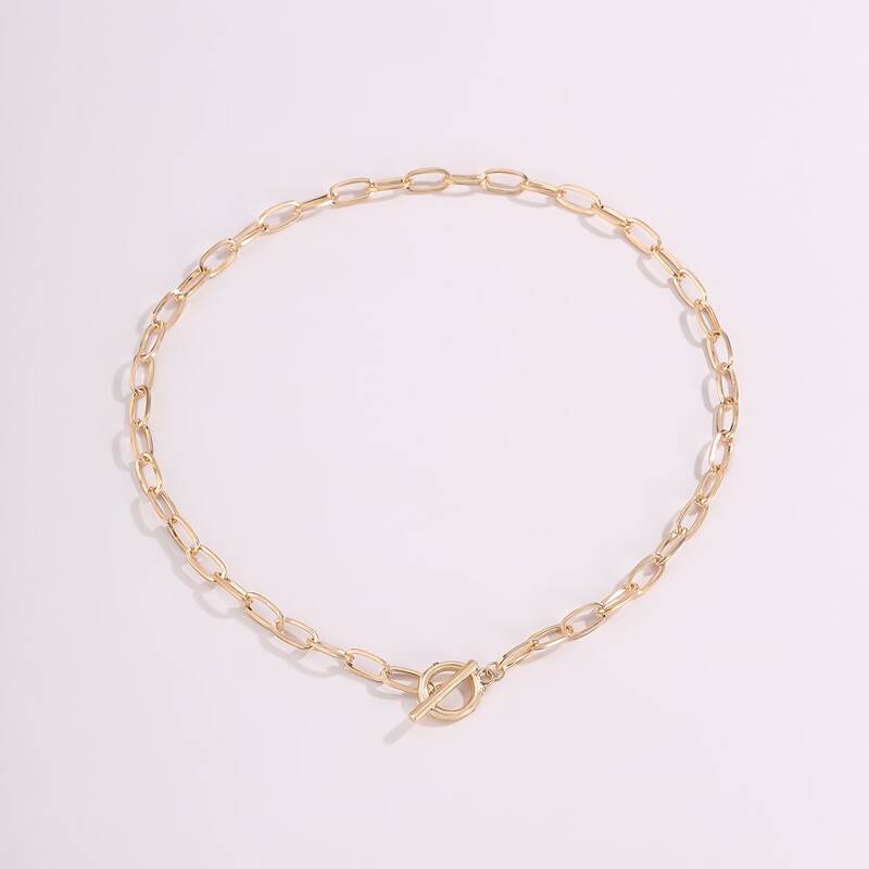 

Simple Chain Necklace, Gold