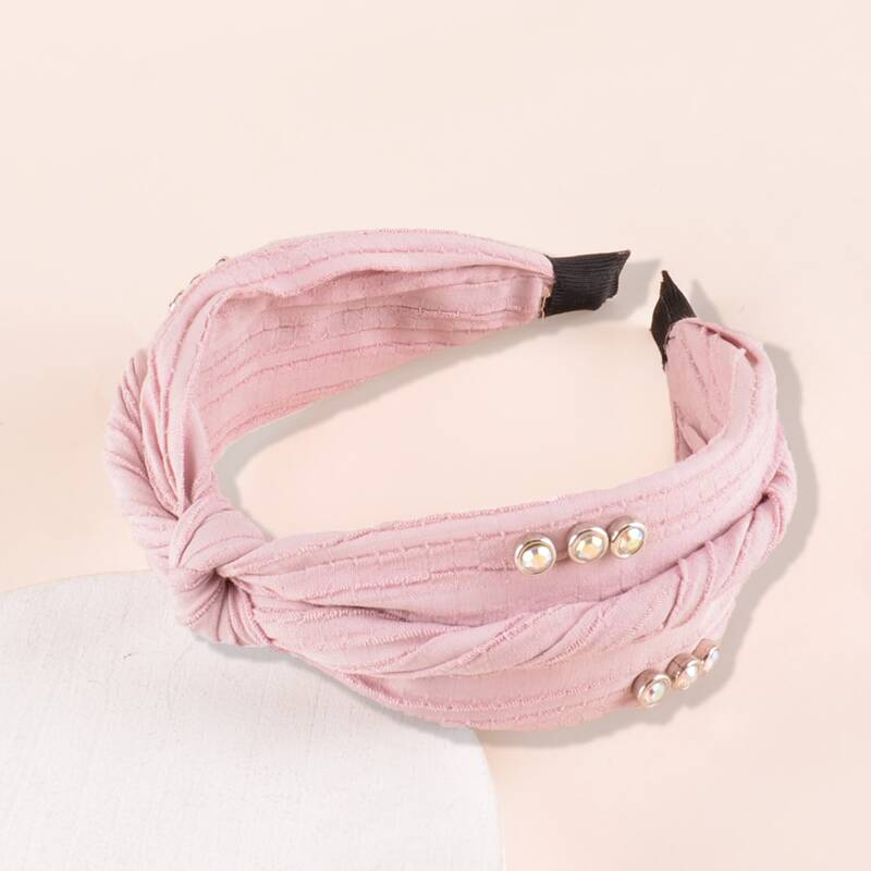 

Rhinestone Decor Hair Hoop, Pink