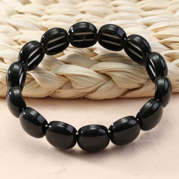 

Black Beaded Bracelet