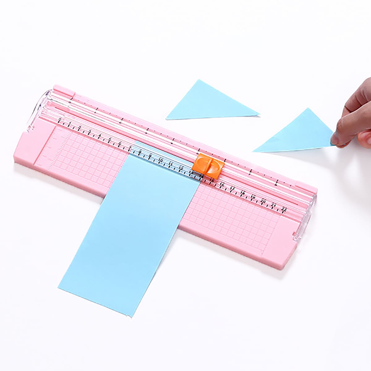 

1pc Mini Paper Cutter, Pink