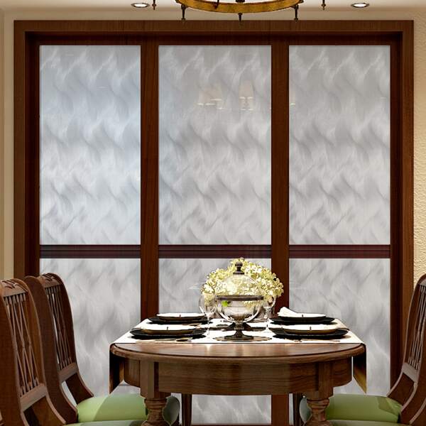 

Wave Pattern Door Sticker, Silver