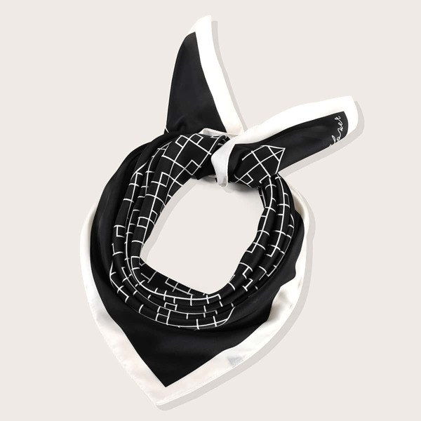 

Geometric Pattern Bandana, Multicolor