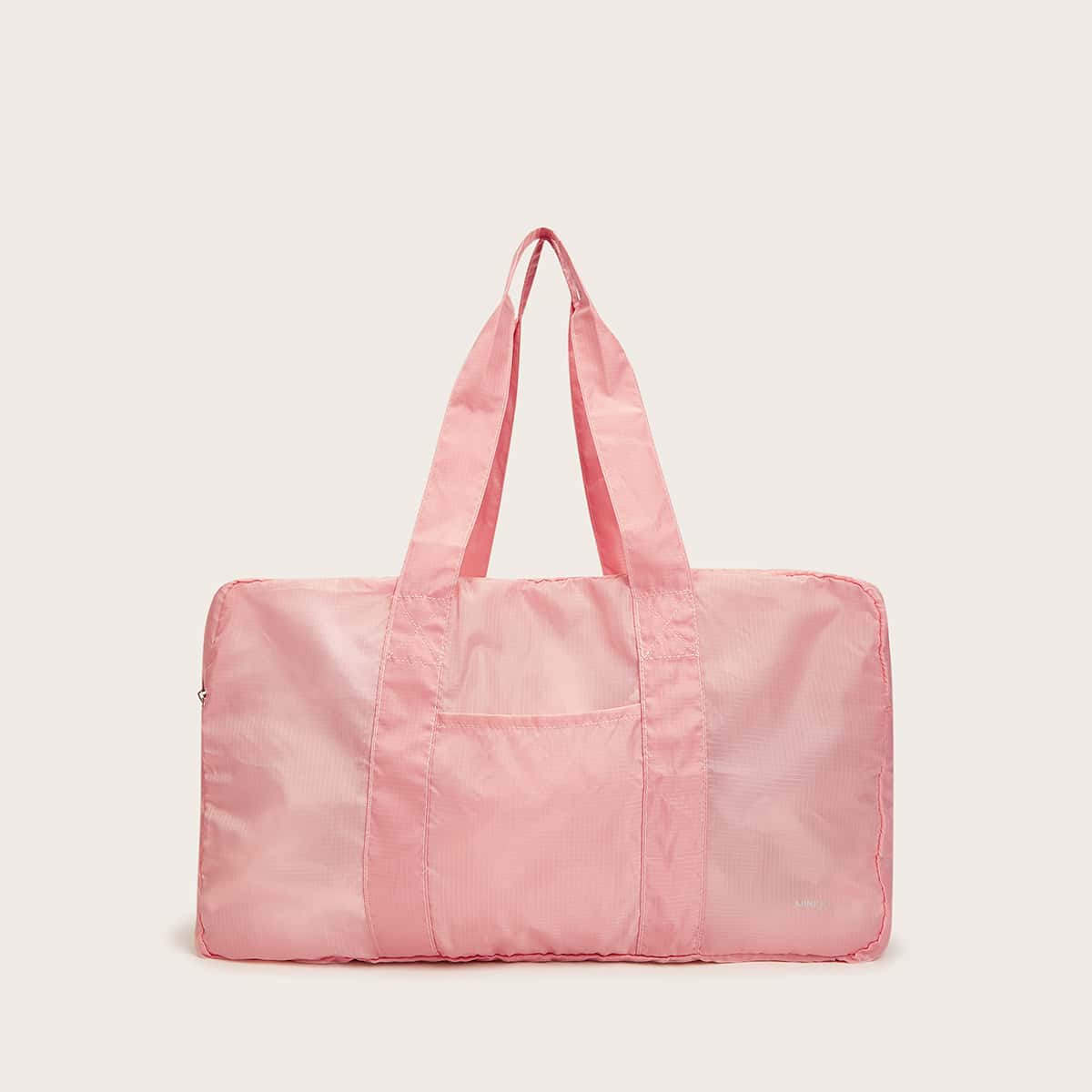 

1pc Solid Storage Bag, Baby pink