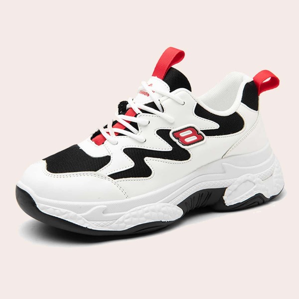 

Lace-up Front Colorblock Sneakers, Multicolor