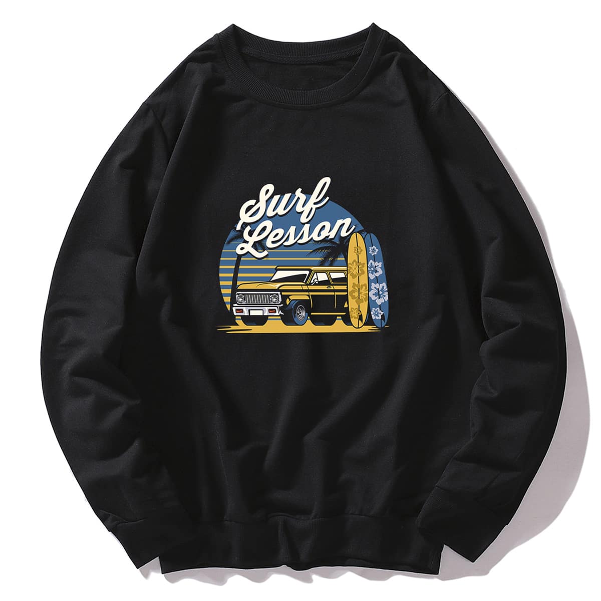 

Guys Letter Graphic Sweatshirt, Black