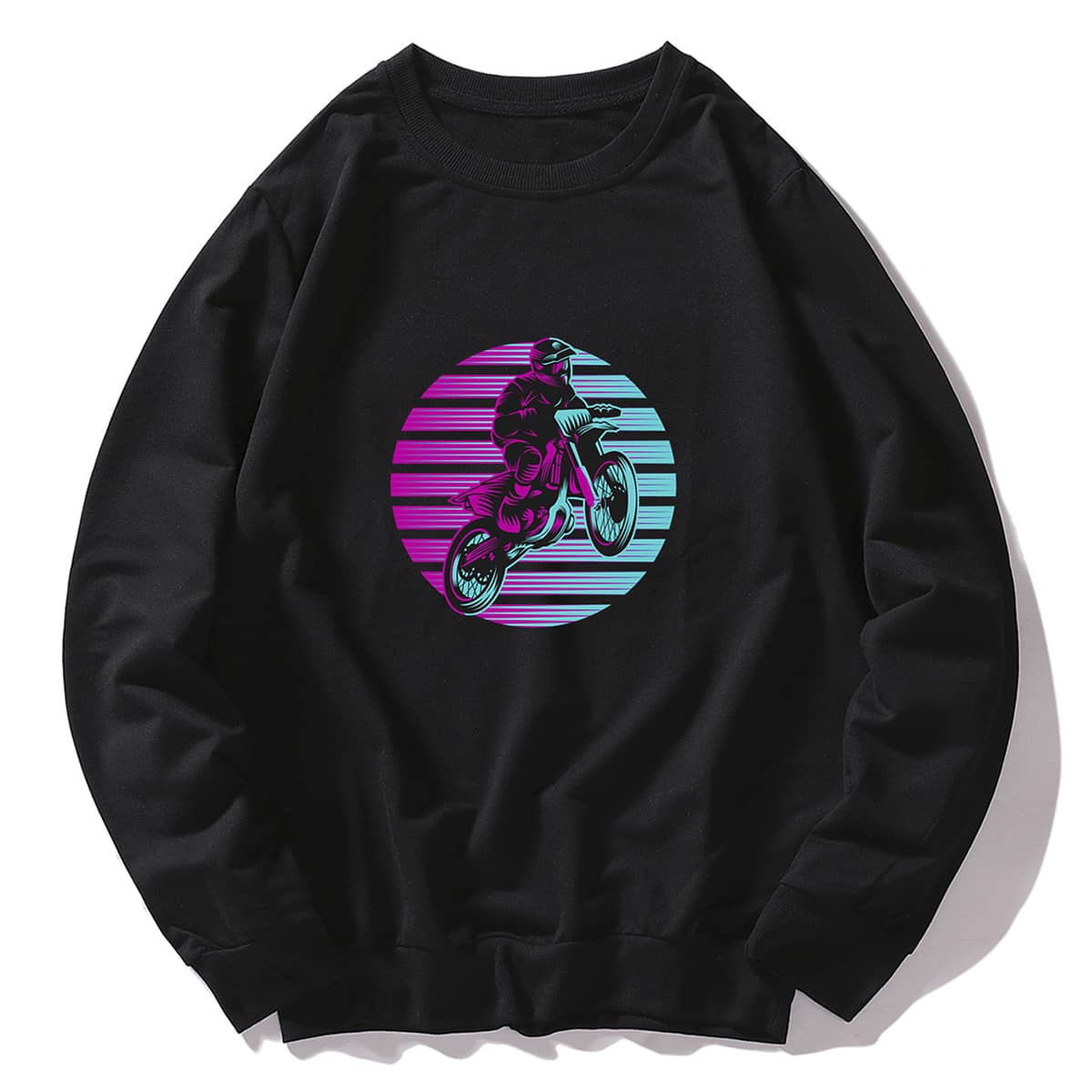 

Guys Figure Graphic Sweatshirt, Black
