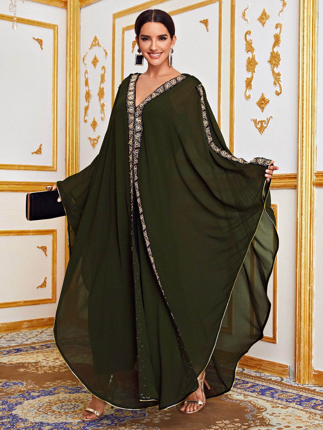 hooded kaftan