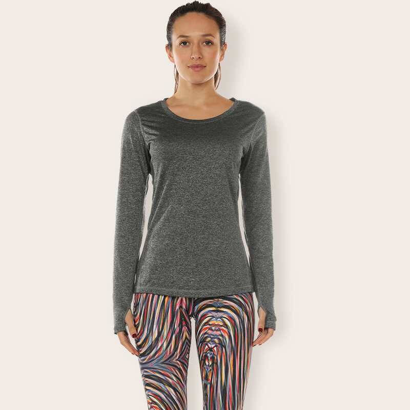 

Space Dye Sports Tee, Dark grey