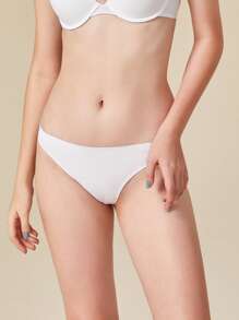 SHEIN 素色無縫內褲 - 白色 - 查看 2