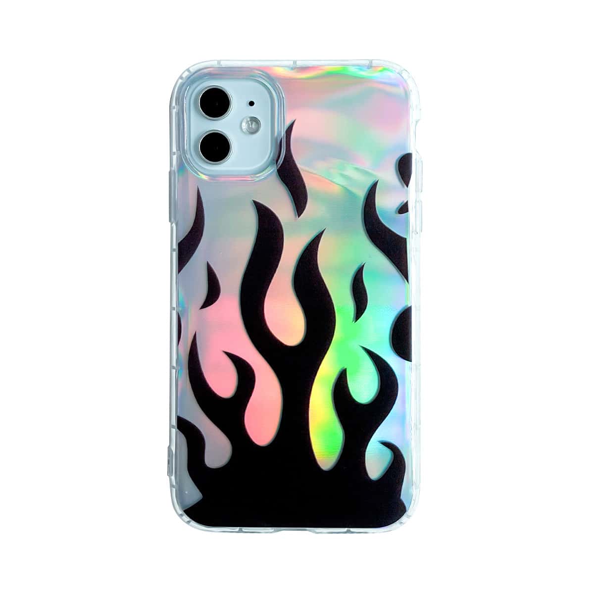 

Fire Pattern Laser iPhone Case, Multicolor