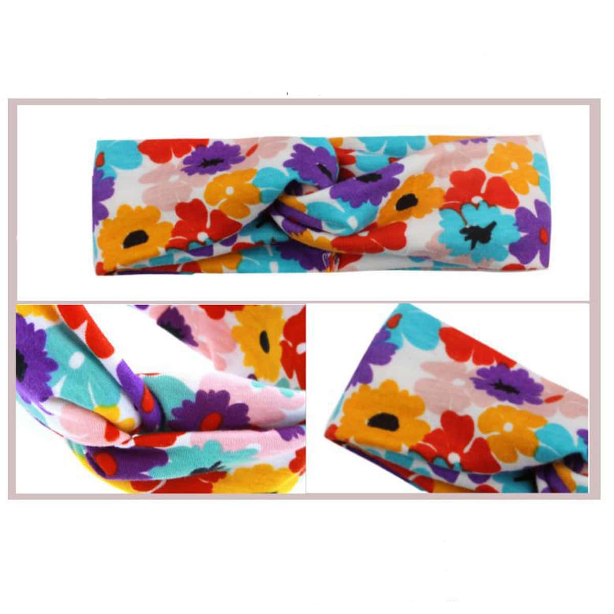 

Floral Knot Headband, Multicolor