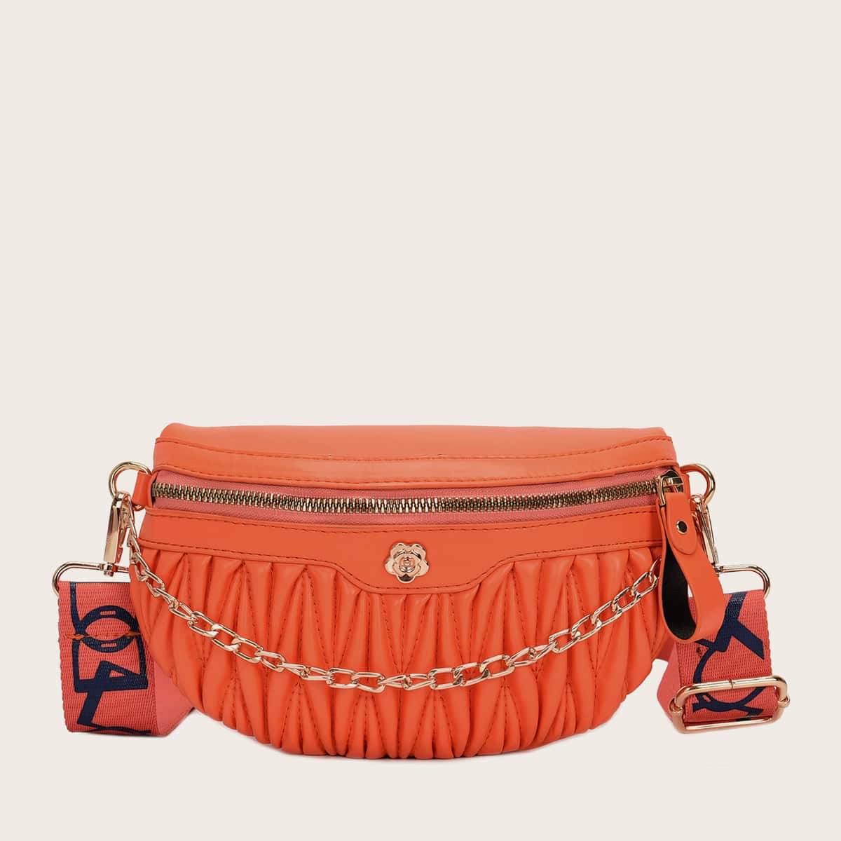 

Zip Front Fanny Pack, Orange