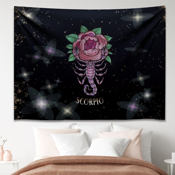 

Scorpio Print Tapestry, Multicolor
