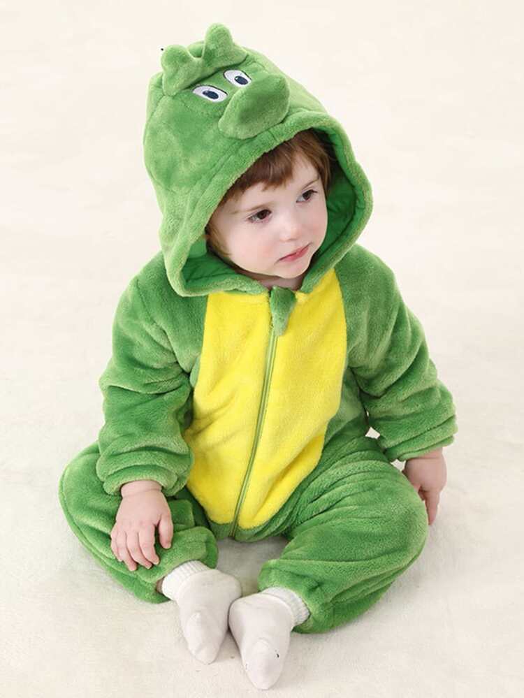 baby dinosaur onesie with spikes