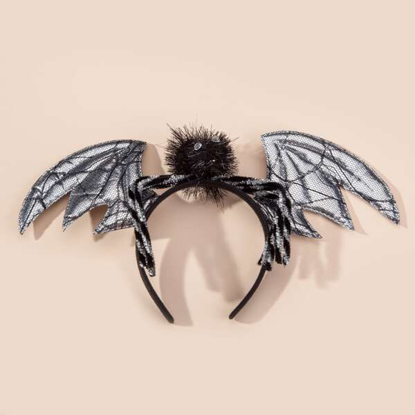 

Toddler Girls Halloween Spider Decor Hair Hoop, Multicolor