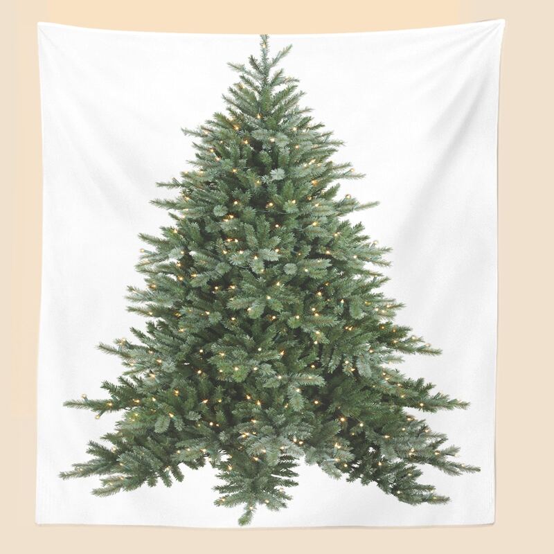 

Christmas Tree Print Tapestry, Multicolor