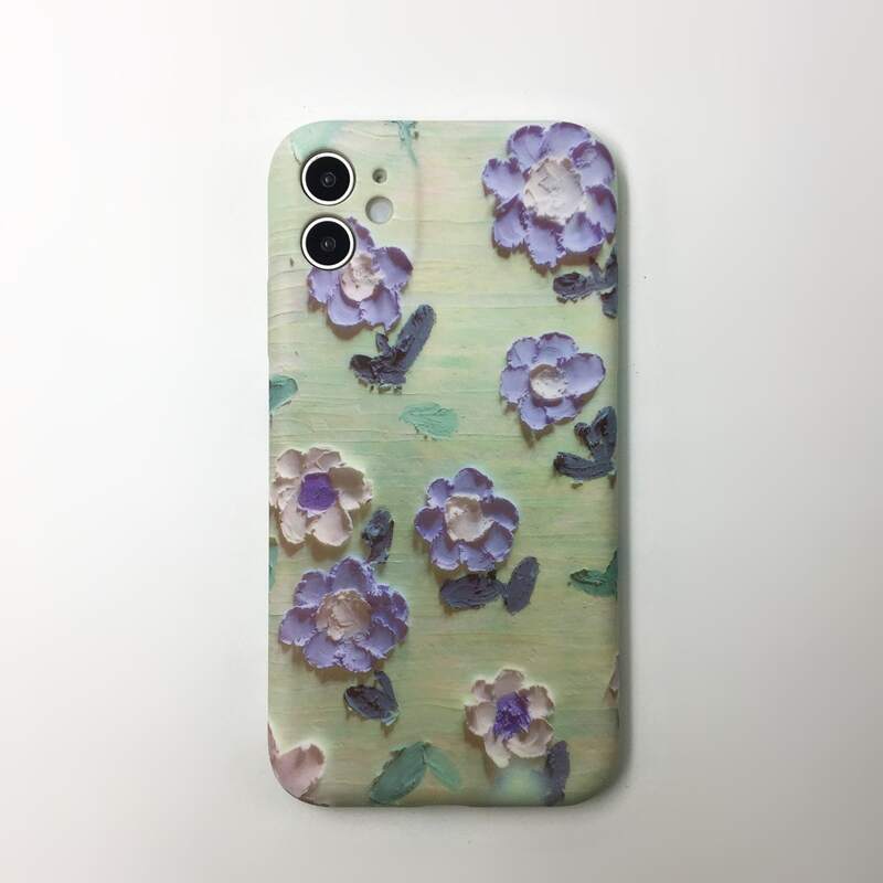 

Oil Painting Flower iPhone Case, Multicolor