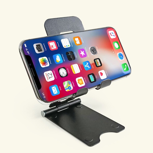 

Foldable Desktop Phone Holder, Black