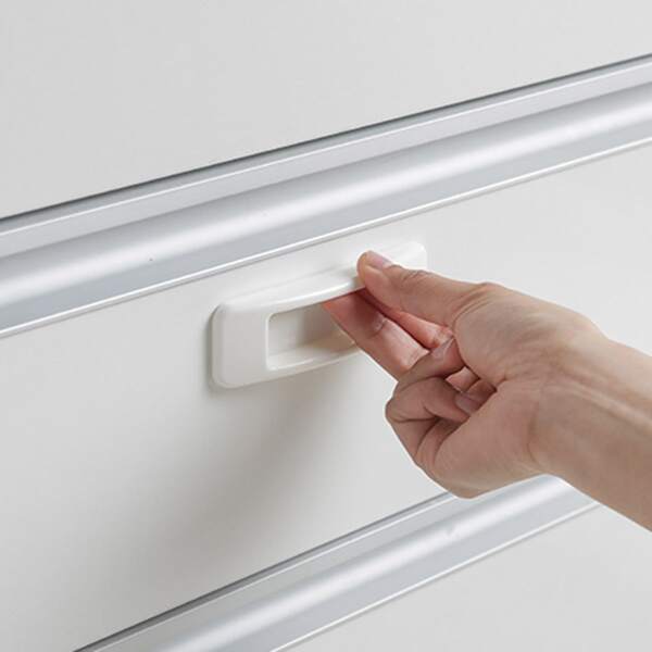 

2pcs Auxiliary Drawer Handle, White