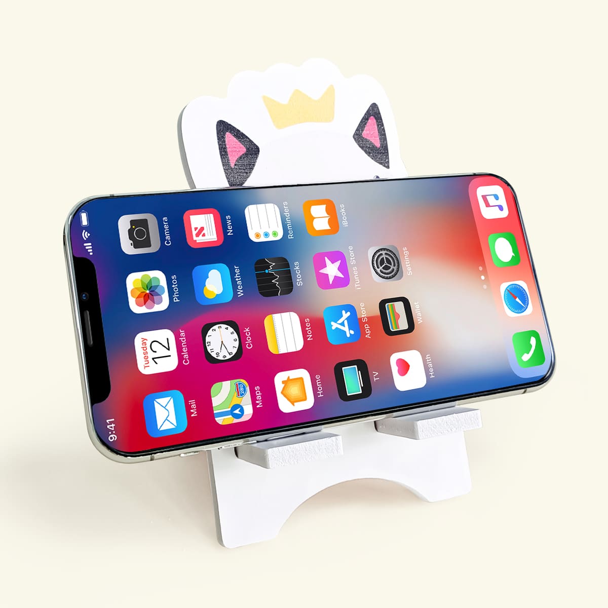 

Cartoon Graphic Phone Holder, Multicolor
