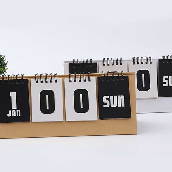 

1pc Random Color Countdown Calendar, Multicolor