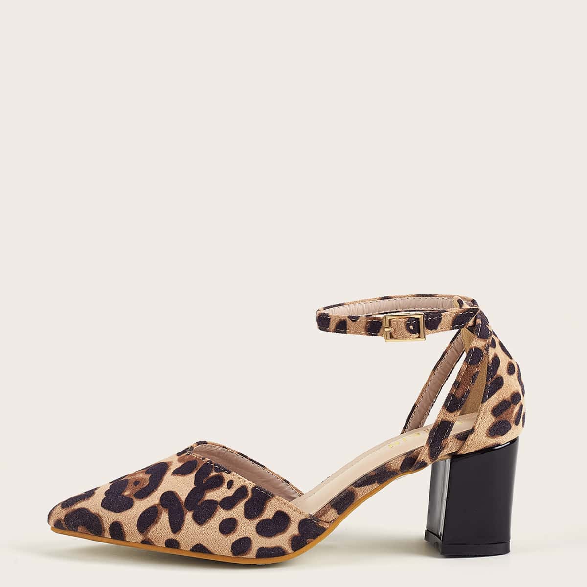

Leopard High Heel Pumps, Khaki