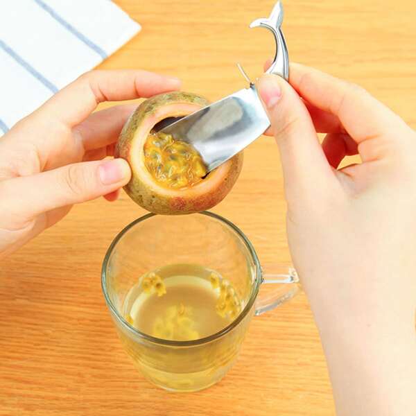 

Multifunction Passion Fruit Opener, Silver