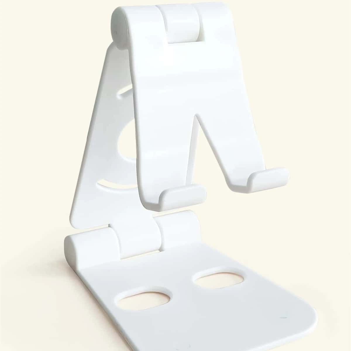 

Foldable Phone Holder, White