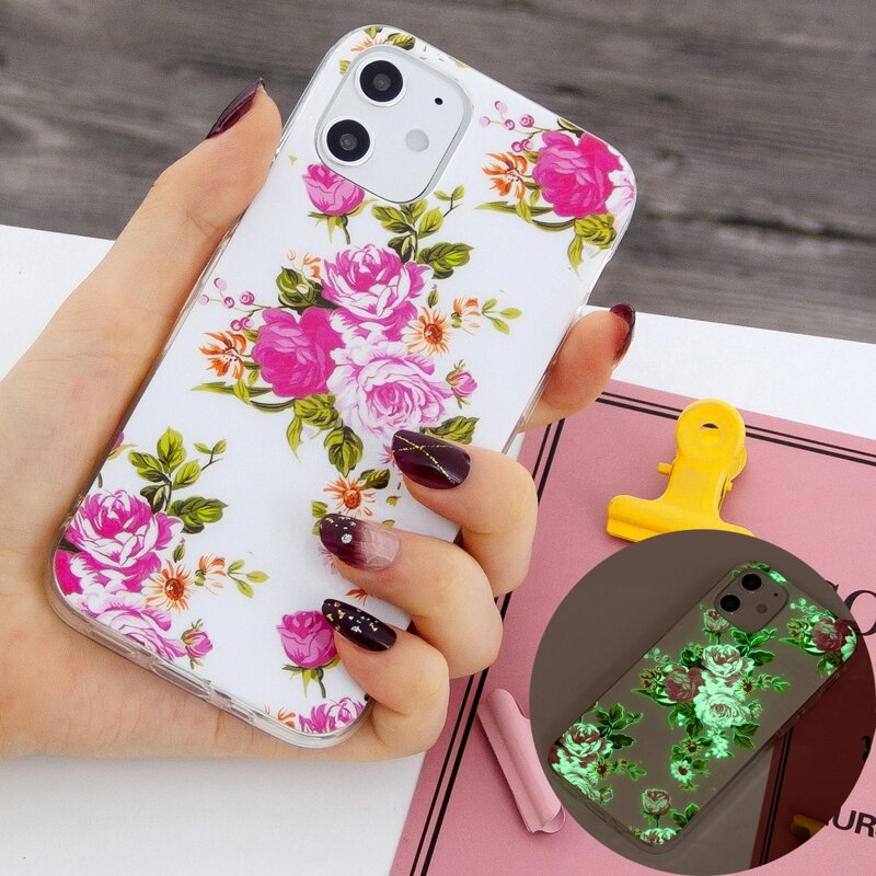 

Floral Luminous iPhone Case, Multicolor